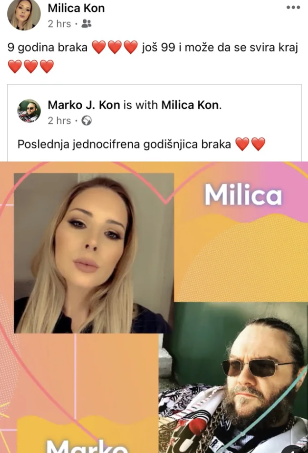 milica i marko kon
