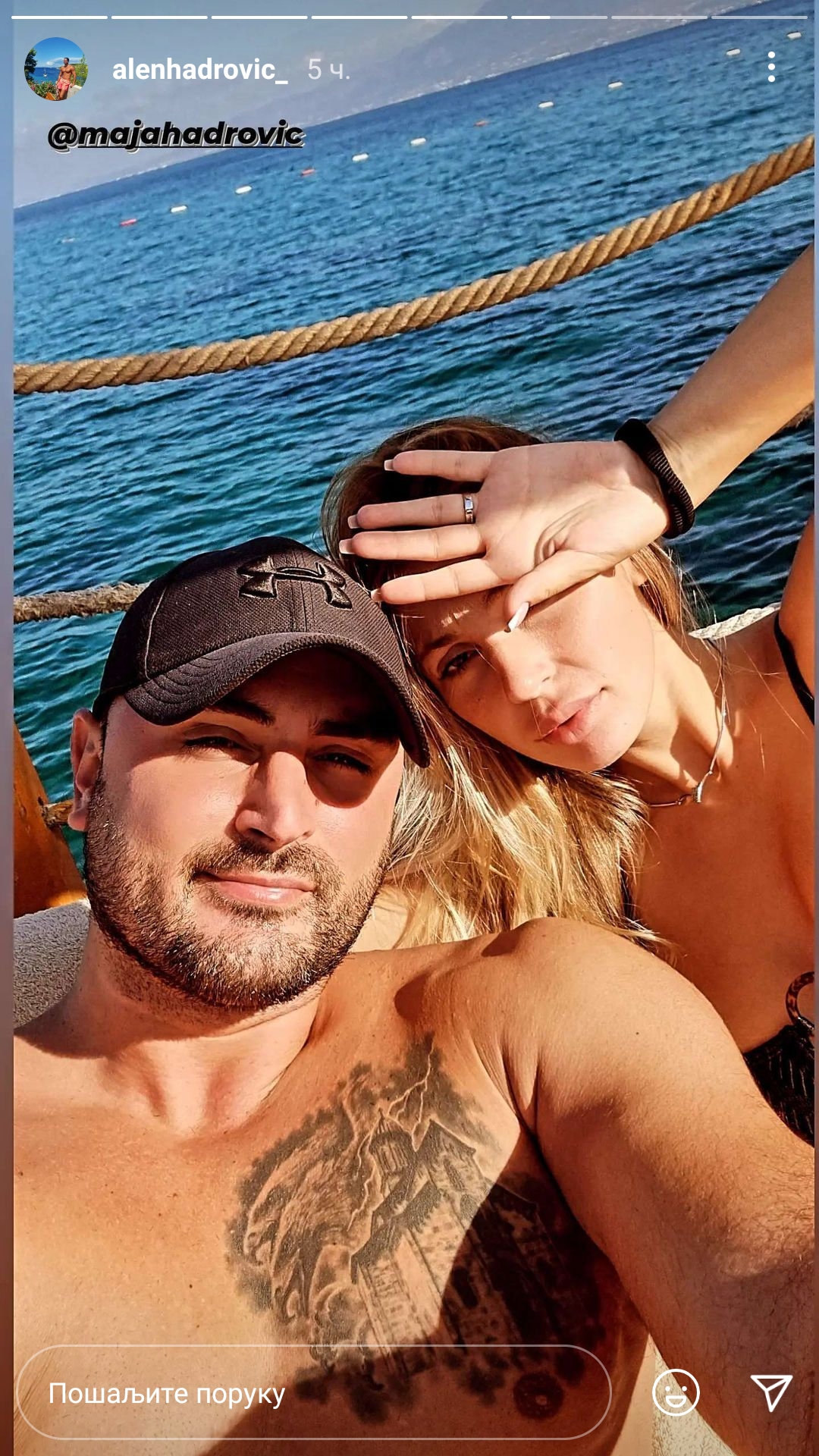 MEDENI MESEC U TURSKOJ: Maja i Alen Hadrović uživaju u Bodrumu (FOTO) 2 Maja i Alen Hadrovic