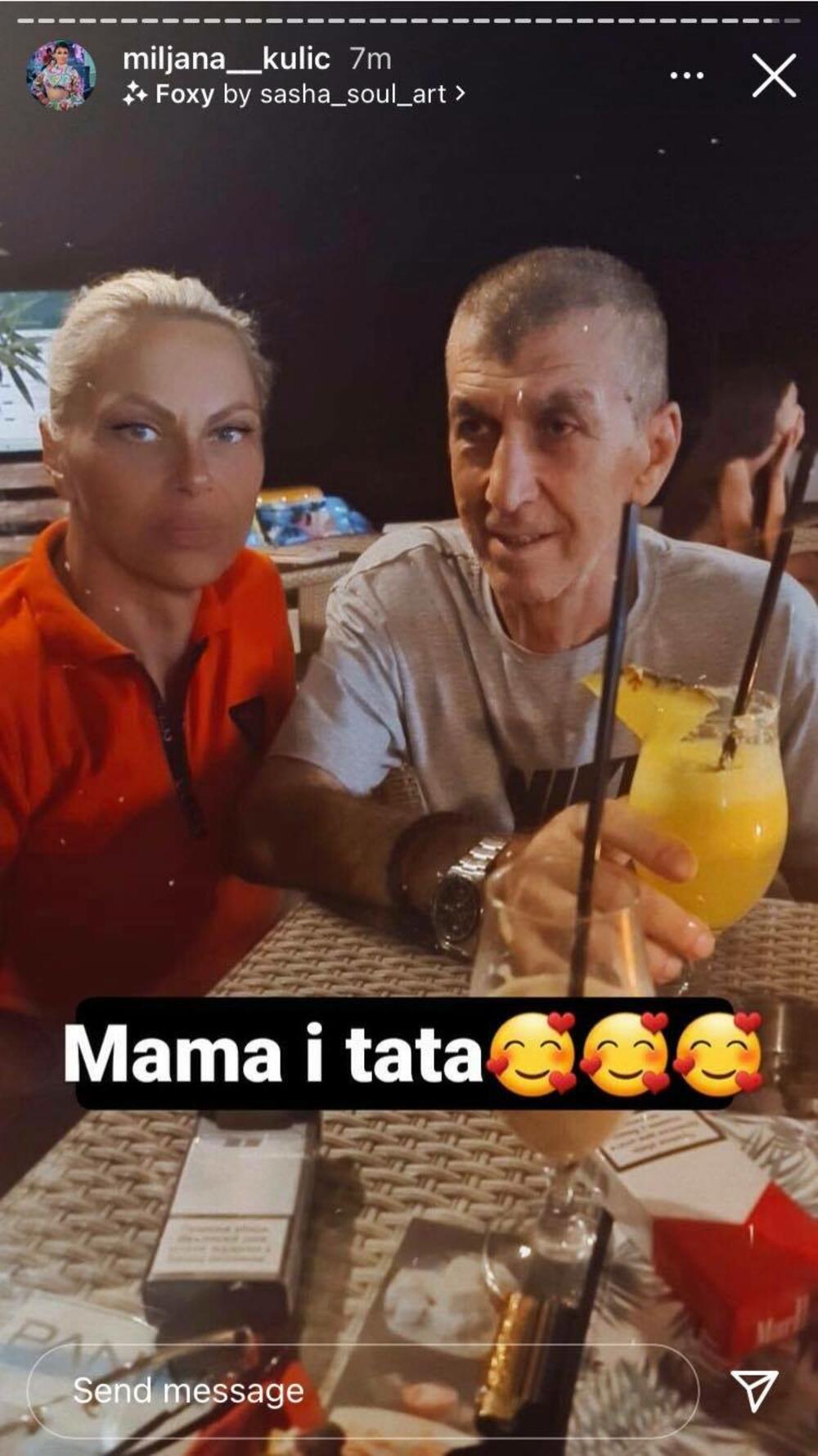 MARIJA I SINIŠA ODMARAJU U CRNOJ GORI: Miljana Kulić otkrila kako izgledaju njeni roditelji nakon iscrpljujućeg lečenja (FOTO) 2 Miljana Kulic objava 2 1