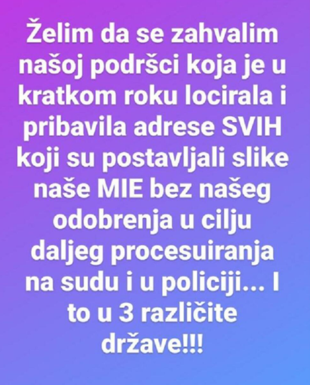 IDEMO NA SUD, I TO U TRI RAZLIČITE DRŽAVE: Marko Miljković i Luna Đogani locirali korisnike koji su delili fotografije ćerke Mie i najavili tužbu! (FOTO) 1 marko 1