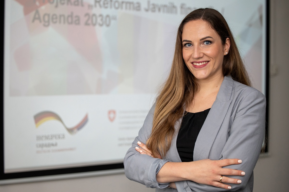 Milena Altmajer vođa projekta Reforma javnih finansija – Agenda 2030.