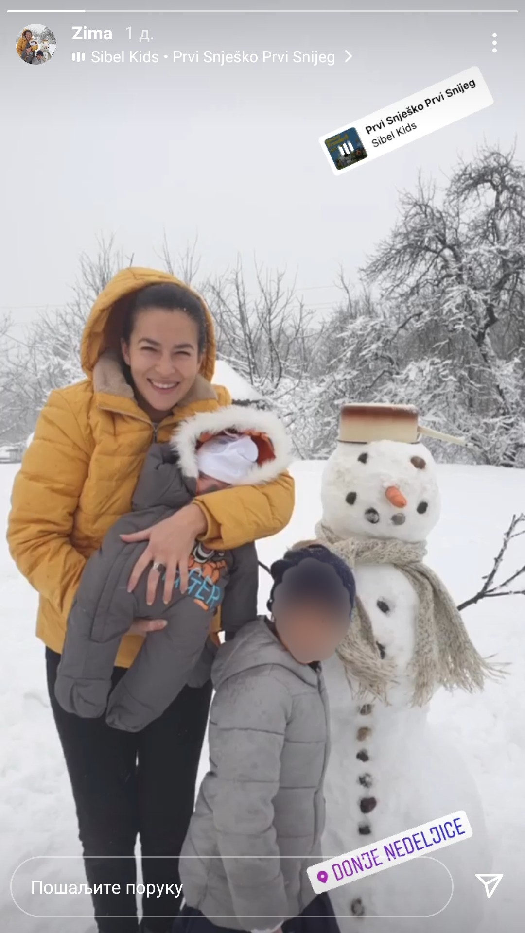 ZIMSKA IDILA: Marija Petronijević sa sinom uživa na snegu (FOTO) 1 Marija Petronijevic objava
