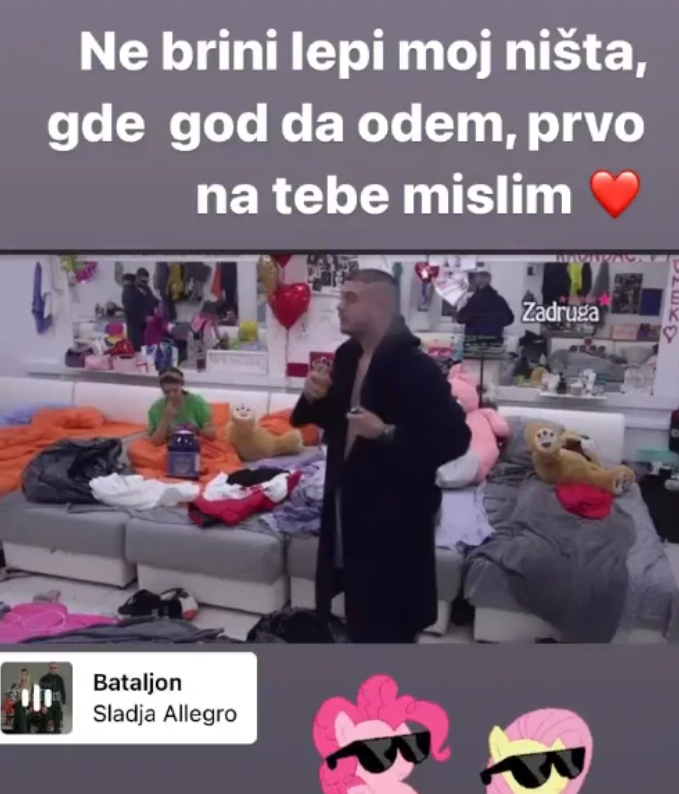 NE BRINI, LEPI MOJ, UVEK NA TEBE PRVO MISLIM: David Dragojević priredio iznenađenje Dejanu, zadrugar skakao od sreće! (VIDEO) 1 david poruka