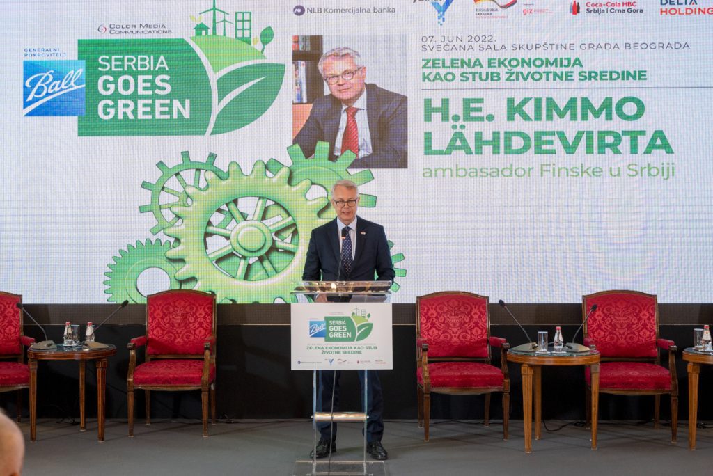 Održana konferencija SERBIA GOES GREEN: Zorana Mihajlović - Budućnost za Srbiju su zelena radna mesta i zelene investicije 2 Ambasada Finske u Srbiji
