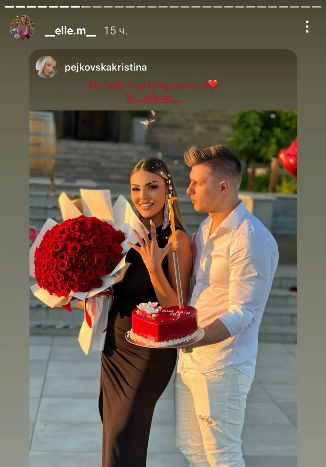 BIVŠA ZADRUGARKA REKLA "DA": Verila se Eleonora Miljković (VIDEO) 2 Eleonora Miljkovic objava 2