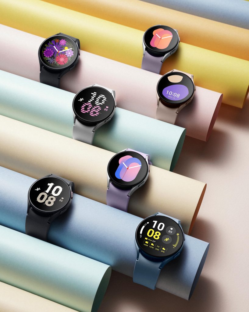 3 062 family galaxy watch5 graphite pinkgold sapphire silver LI