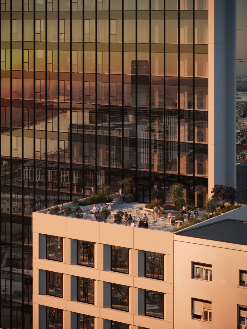 Nova poslovna zgrada i zelena oaza u centru grada - BRANKOV Business Center 2 BRANKOV Business Center krovna terasa