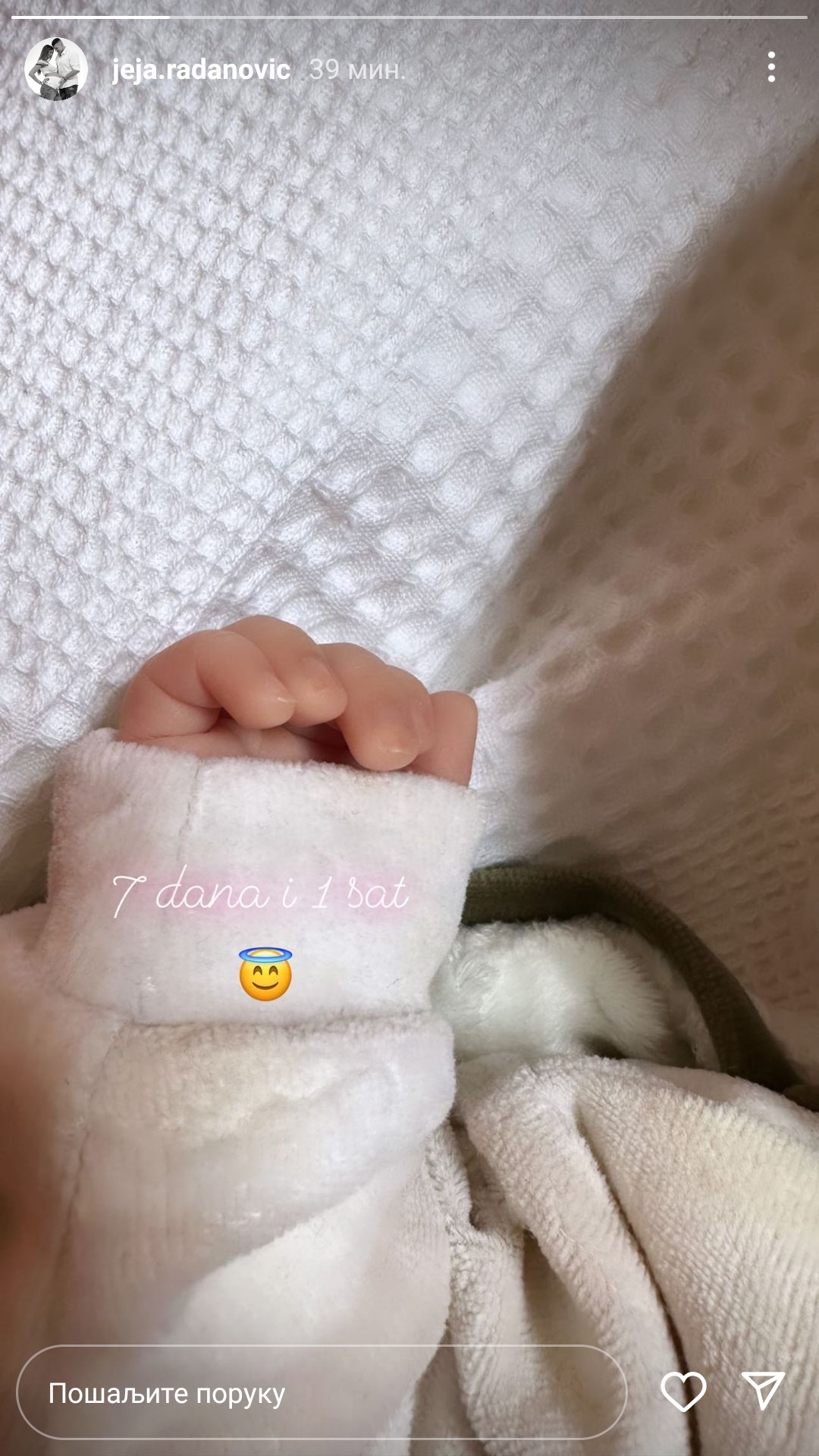 DANI ZA UŽIVANJE: Supruga Slobe Radanovića objavila simpatičnu fotografiju sina Damjana 1 Jelena Radanovic objava