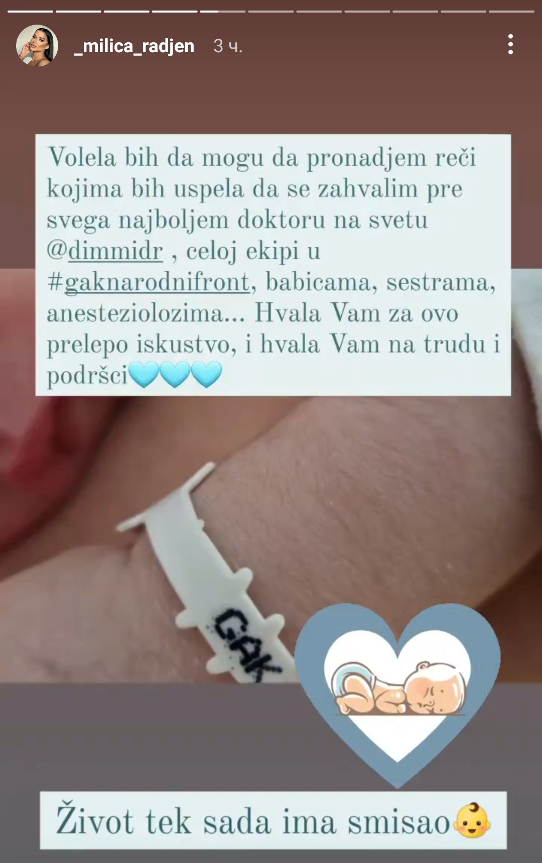 Milica Radjen objava