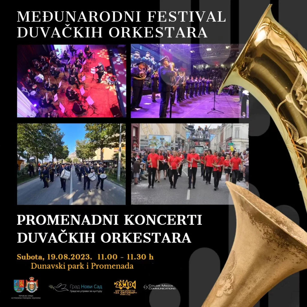 "Međunarodni festival duvačkih orkestara" 18. i 19. avgusta u Novom Sadu 3 DO2023 promenadni