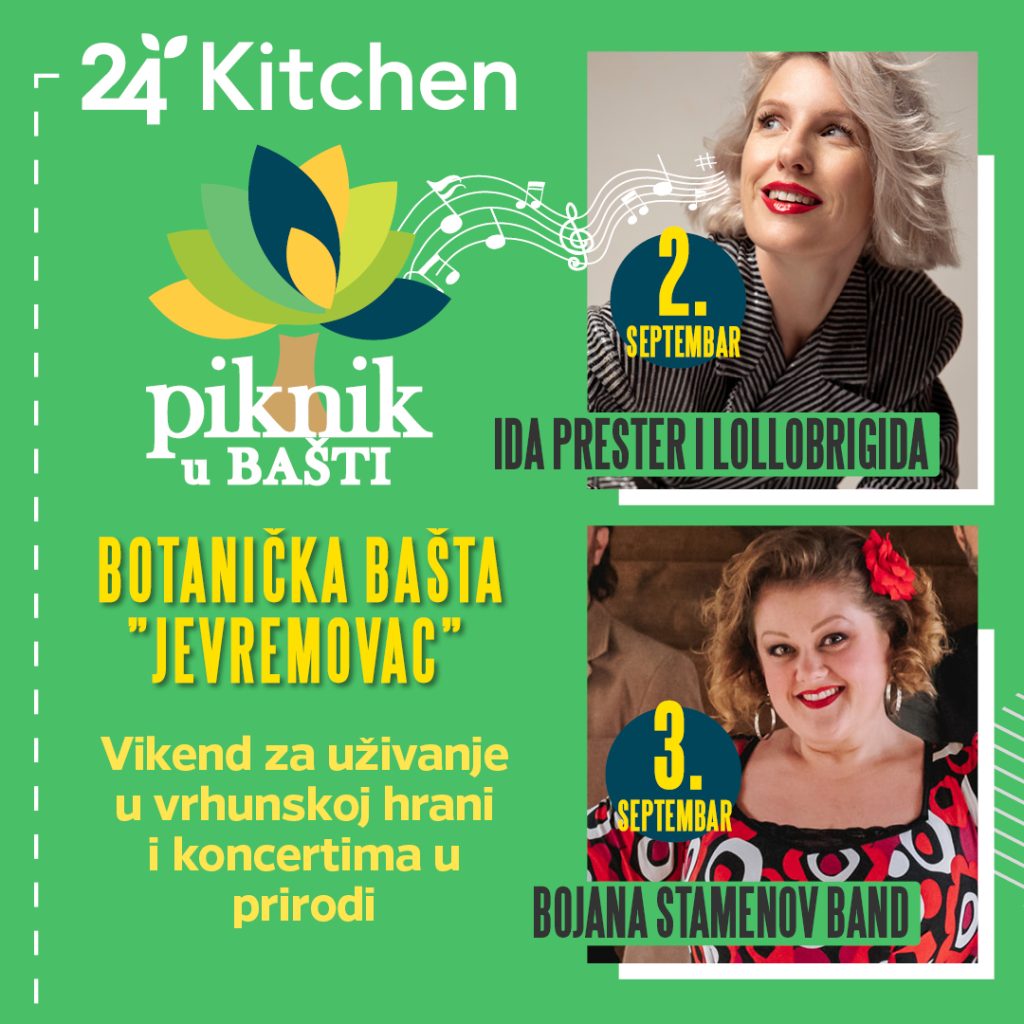 Piknik u basti 2. i 3. jul Botanicka basta Ida i Bojana