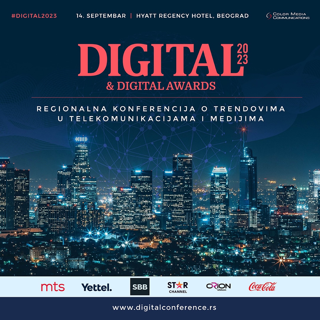 DIGITAL 2023: Najveća digitalna konferencija u regionu 14. septembra u Beogradu 1 Digital 2023