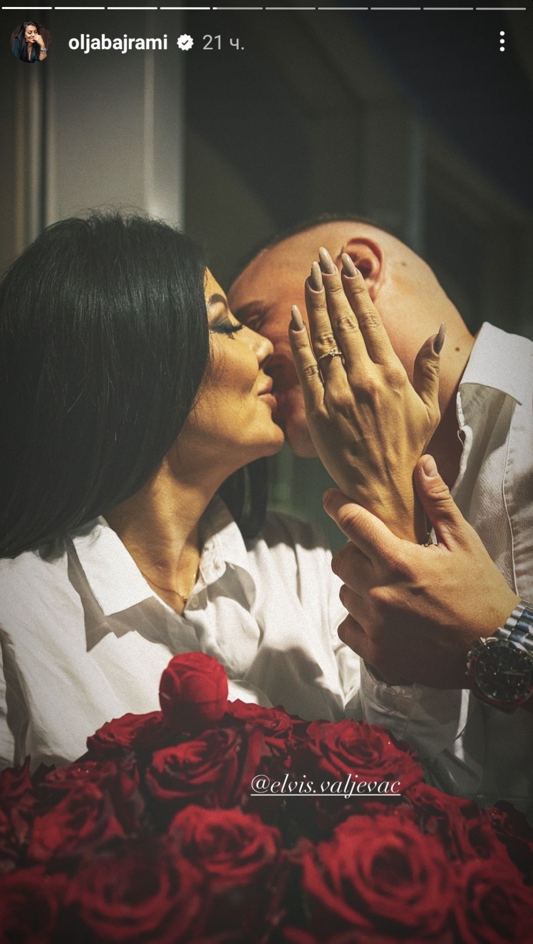 UDAJE SE BIVŠA ZADRUGARKA: Olju Bajrami zaprosio dečko (FOTO) 1 Olja Bajrami objava 1