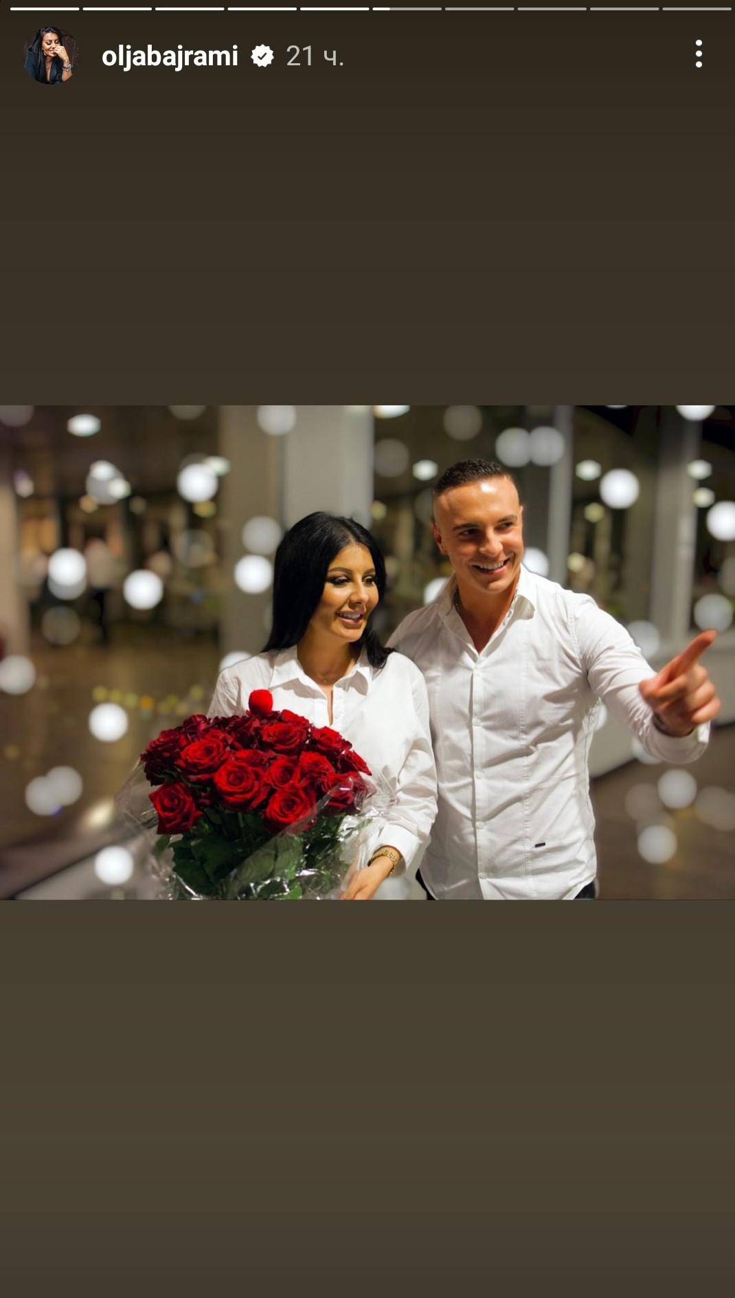 UDAJE SE BIVŠA ZADRUGARKA: Olju Bajrami zaprosio dečko (FOTO) 3 Olja Bajrami objava 3