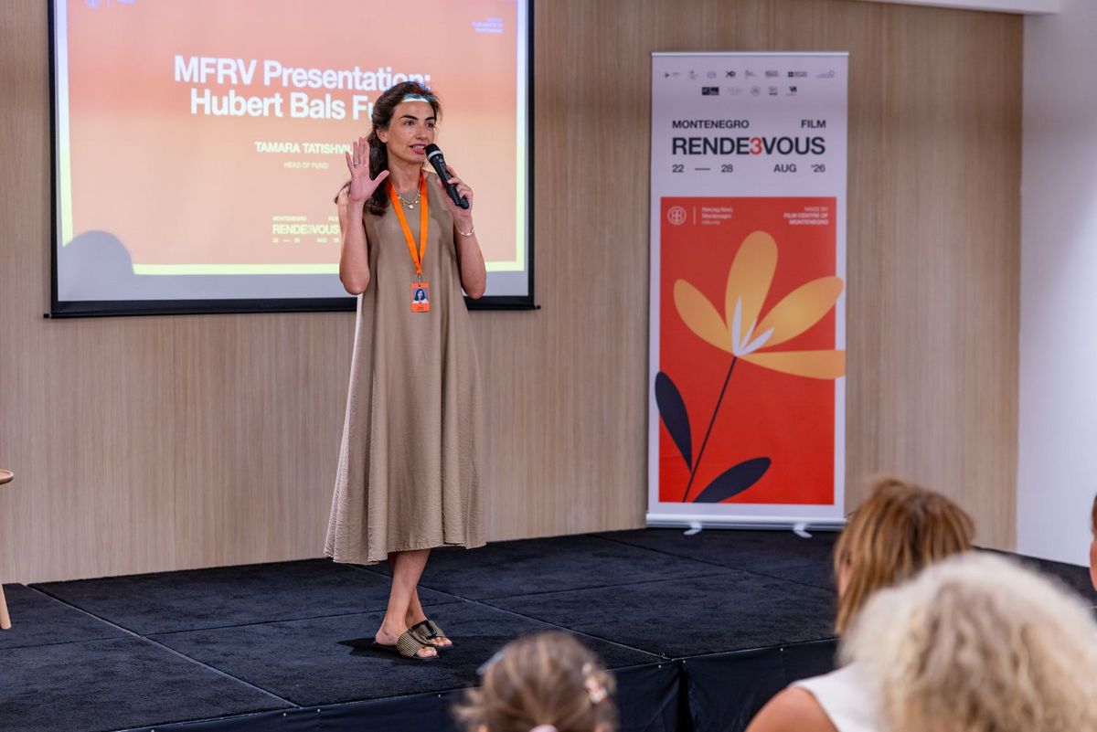 11. Tamara Tatisvili predstavljanje filmskog fondaHubert Bals foto Vuk Ilic
